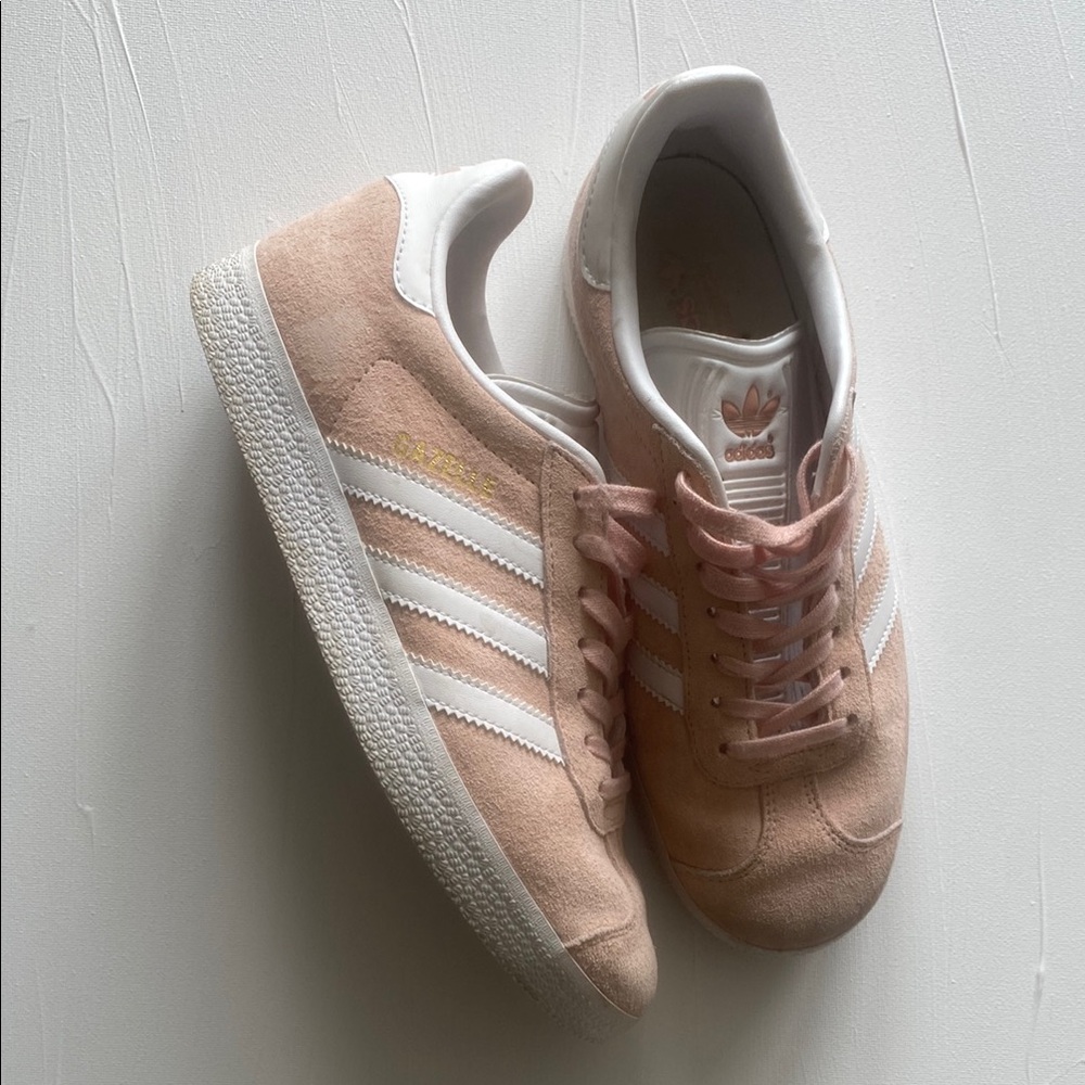 Adidas Women's Pink Suede Sneakers